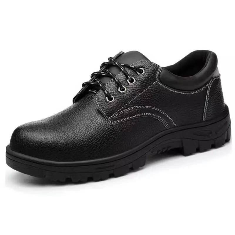Rillttend® – P002 Steel Toe Leather Rubber Safety Shoes